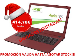 Aspire E 15 15.6" Acer CineCrystal - Intel® Core™ I3-4005U - 4 GB - 500 GB