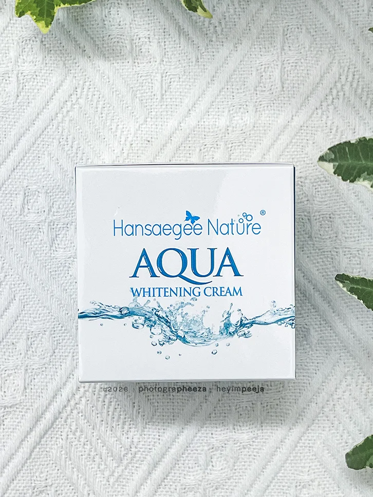 Aqua Whitening Cream Hansaegee Nature Packaging