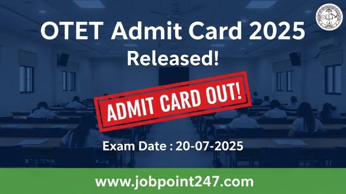 OTET Admit Card 2025 OUT - Direct Link to Download Hall Ticket @bseodisha.ac.in