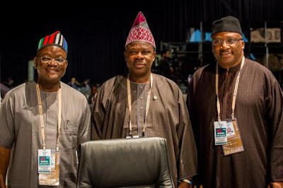 Governor Amosun with delegates at AU Summit