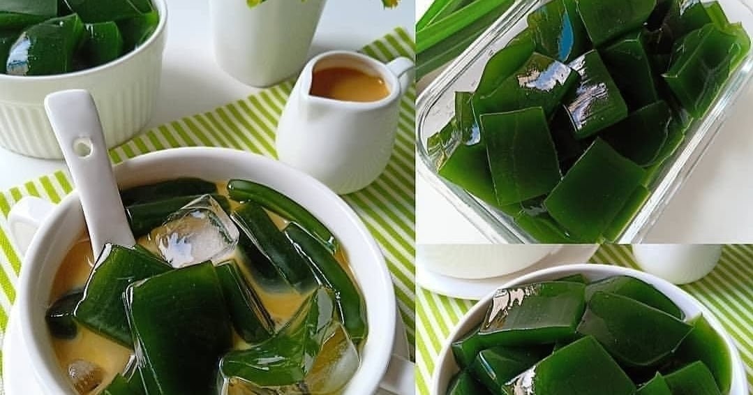 Resep Segar Jelly Cincau Pandan