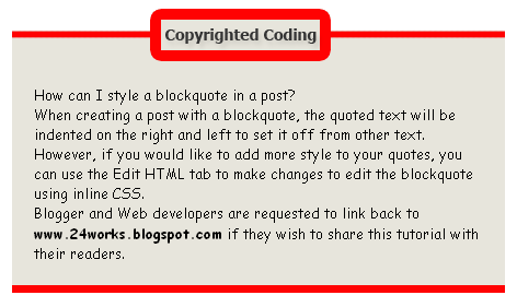 Blockquote With Well Aligned Image At Top 