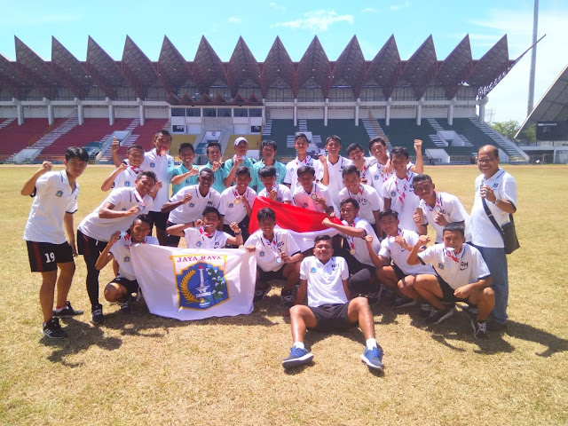 Atlet Sepakbola PPOP Juara II di Kejurnas PPLP Sepakbola di Aceh Tahun 2018