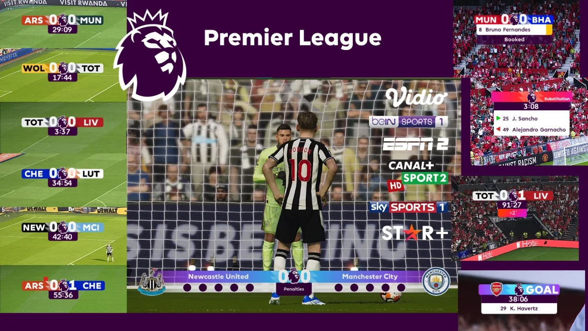 PES 2021 Premier League 2023-24 Scoreboard New Version