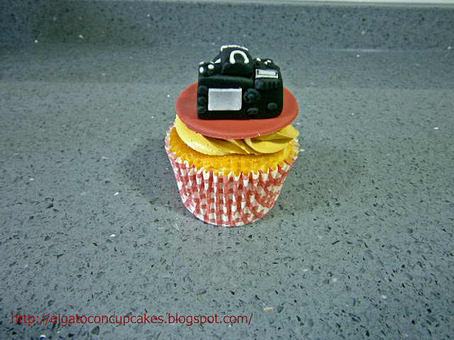 cupcakes cámara de fotos
