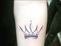 Unique Name Tattoos On Wrist With Crown