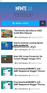 best amp theme for blogger