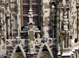 Detail from Lego cathedral