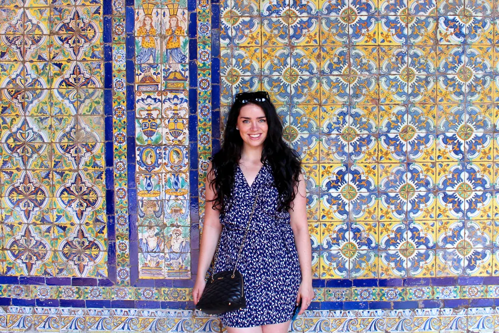 Emma Louise Layla and coloured tiles in Lima, Peru - travel & lifestyle blog
