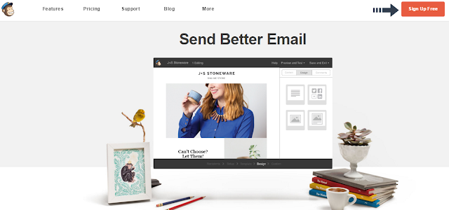 signup with mailchimp