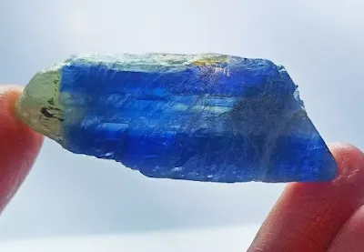 Transparent kyanite crystal