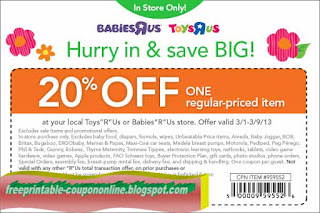 Free Printable Toys R Us Coupons