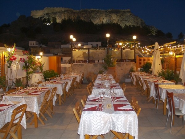 "Ristorante Byzantino" Lindos Rodi