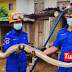 Ular sawa baham 4 ekor ayam di Kuala Selangor berjaya ditangkap