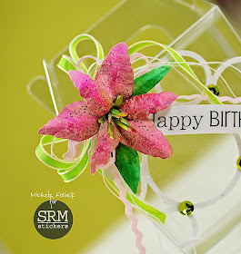 SRM Stickers blog - Happy Birthday Box by Michele - #takeoutbox #birthday #stickers #DIY