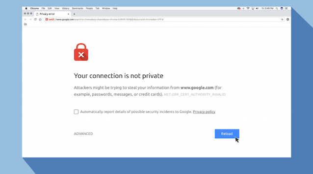 How to fix your connection is not private