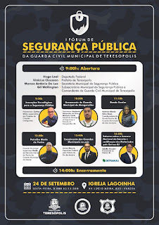 Prefeitura de Teresópolis realiza o I Fórum de Segurança Pública da Guarda Civil Municipal nesta sexta, 24/09
