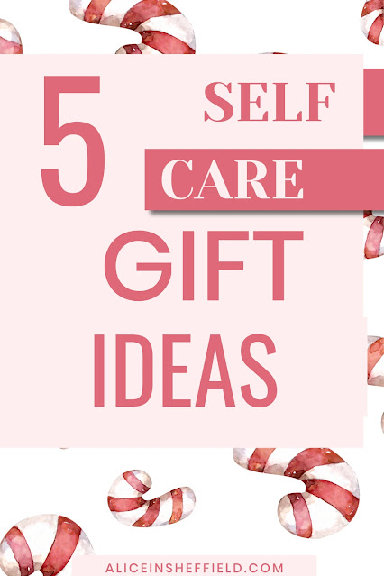 Candy cane background gift ideas