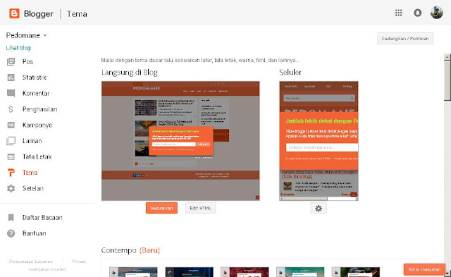 Pada kesempatan kali ini saya akan sedikit menyebarkan perihal bagaimana cara mengganti templa Cara Mengubah Tampilan Blogger (2 Alternatif)