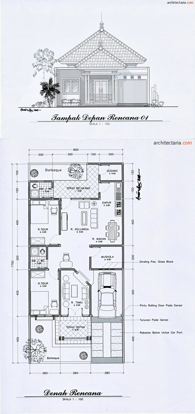 FOOTPRINTS AND A FINGER TOUCH: GAMBAR DENAH RUMAH