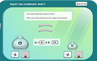  Click here to play SQUIRT.  A great way to compare liquid measures!
