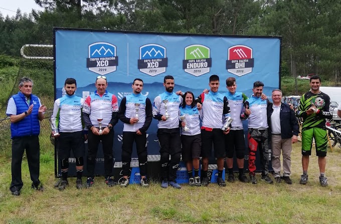 Manuel Pellón voló en la apertura de la Copa Galicia de Descenso