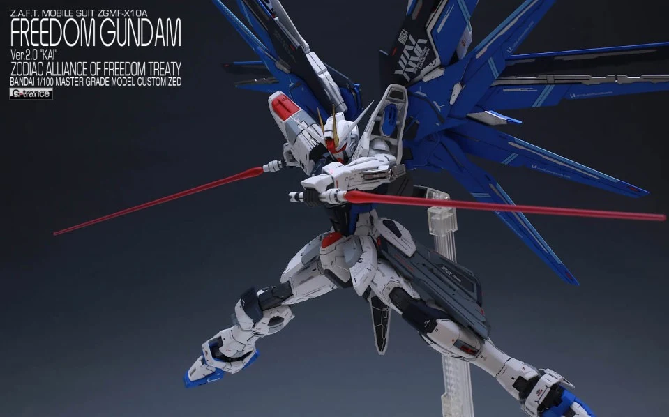 Custom Build: MG 1/100 Freedom Gundam Ver. 2.0 "KAI" by g_trans8