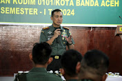 Dandim 0101/Kota Banda Aceh Mendorong Kesadaran Anti-Narkoba di Lingkungan TNI AD
