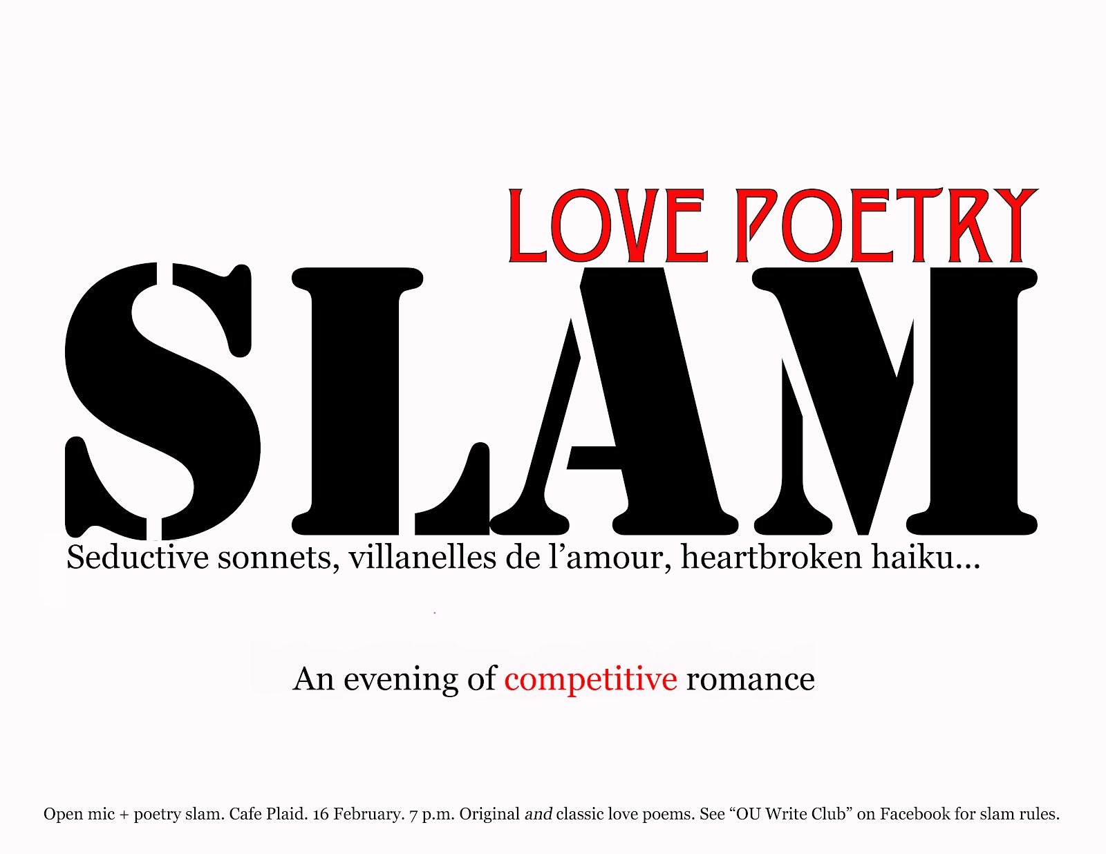 Write Club's Love Poetry Slam