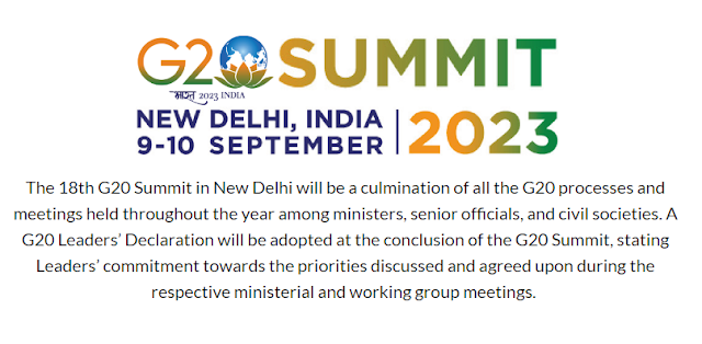 G20 Summit 2023 New Delhi