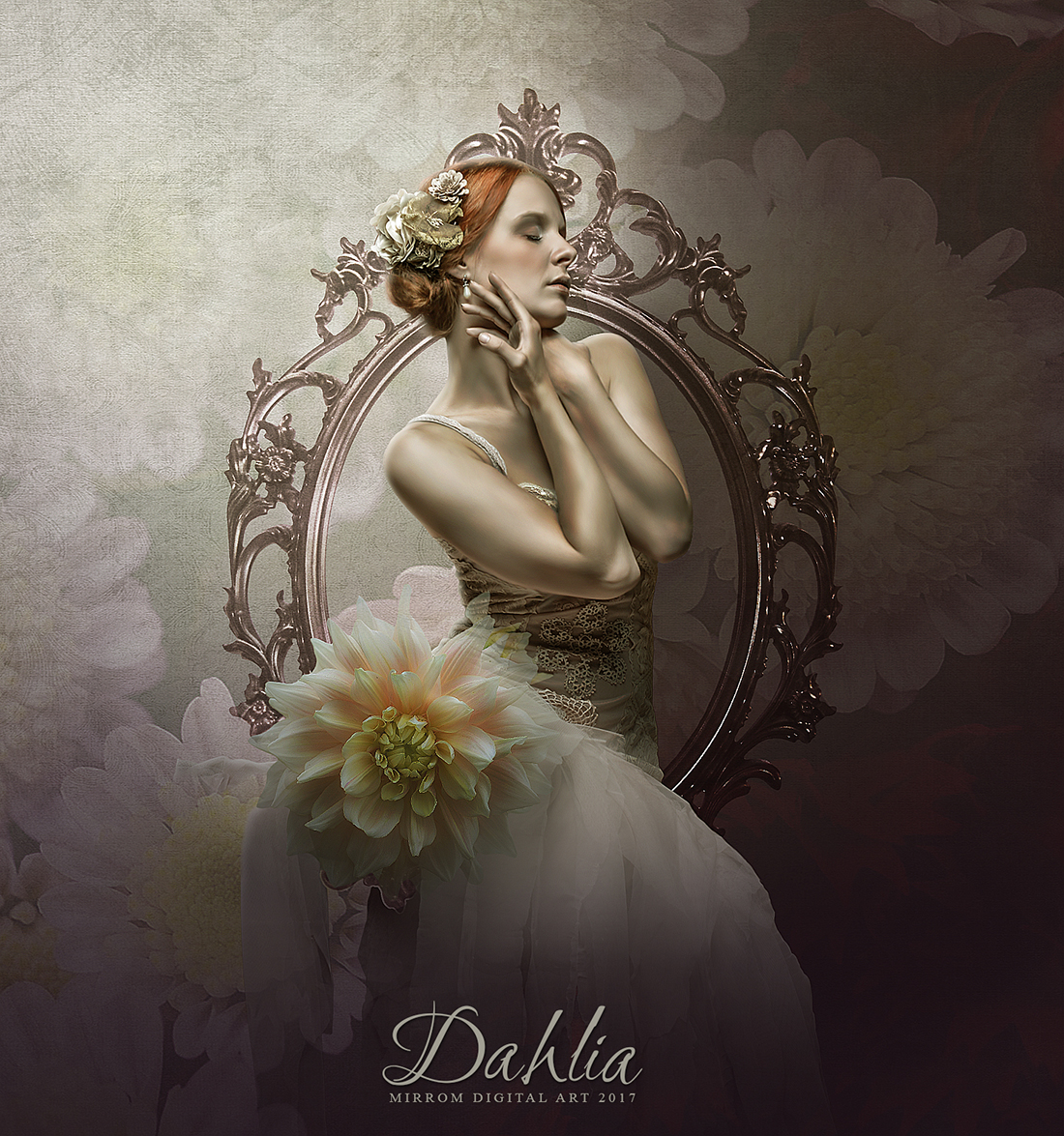 Create a Dahlia Digital Art Photo Manipulation Tutorial