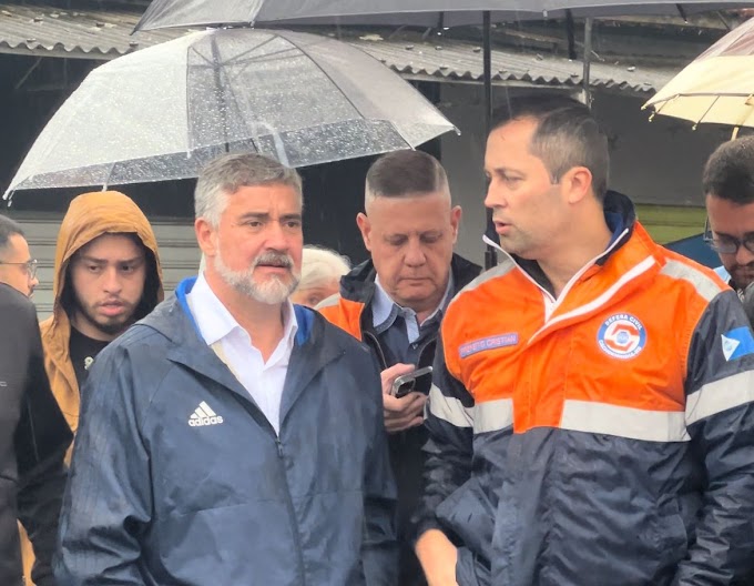 Prefeito Cristian e ministros avaliam áreas inundadas de Cachoeirinha