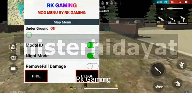 Apk Mod Game Android Free Fire RK Gaming Anti Ban Lobby & Full Feature