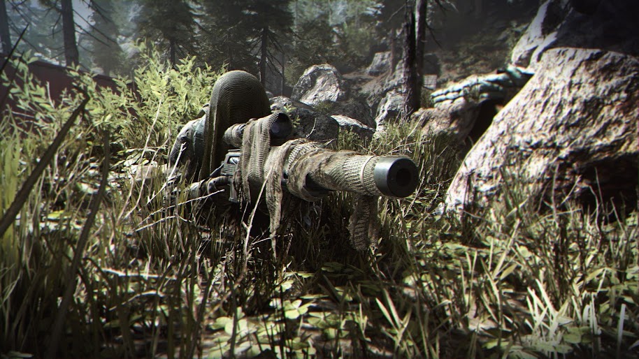 Call of Duty Modern Warfare, Sniper, Camouflage, Soldier ...