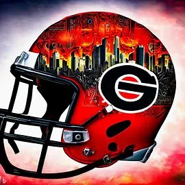 Georgia Bulldogs Concept Football Helmets.