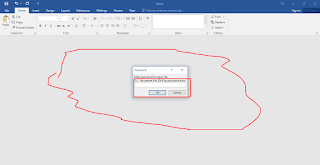 Microsoft word 2016 document file by password