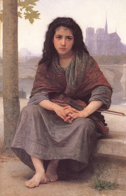 Bohemian 1890 William Adolphe Bouguereau  Oil on canvas