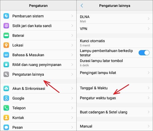 Aktifkan Mode Pesawat Otomatis di Android