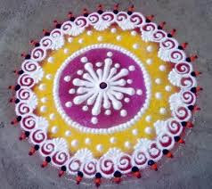 Easy Rangoli Designs With Colours