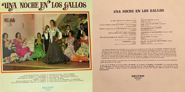 EL ANDORRANO “UNA NOCHE EN LOS GALLOS” BELTER 1972