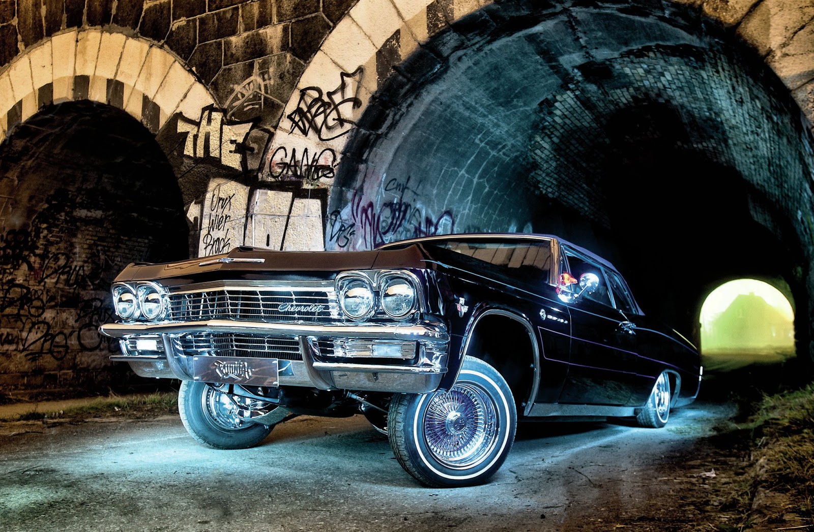 Lowrider Custom Car Hot Rod Bikers And Cars Girls Zoom Sur Le 1967 Chevrolet Impala Flashback Fastback De Dyse One