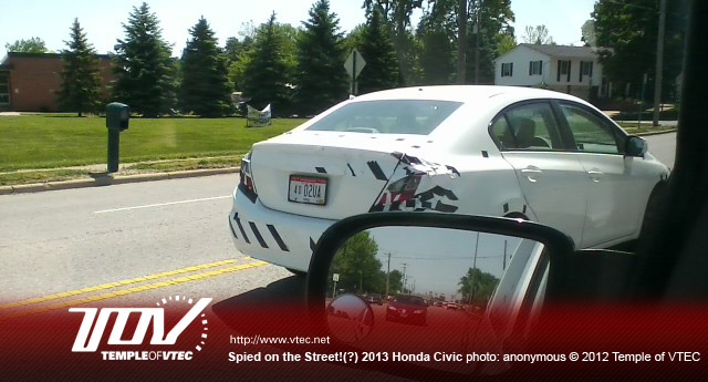 Temple of Vtec Reader Chad Davis spies a 2013 Honda Civic