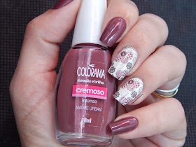 Esmalte Mauve Urban Colorama + Películas Sindy Francesinhas