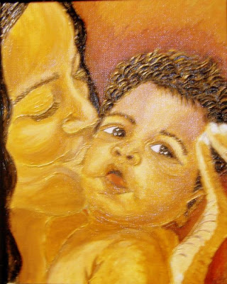 Mothers love painting