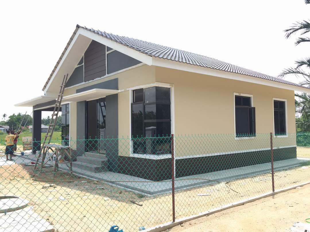 Rumah Banglo Moden Setingkat  Desainrumahid.com