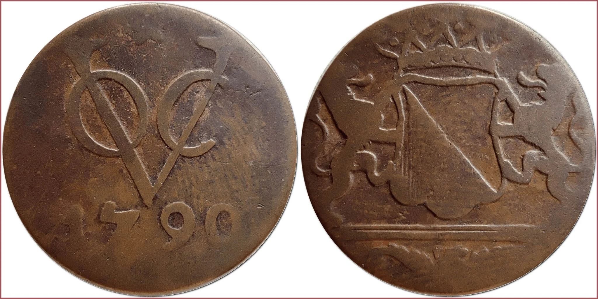 1 duit, 1790: United East India Company (VOC)