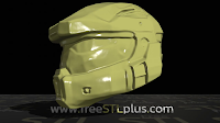 Motorcycle Helmet STL Free 3D Model Image