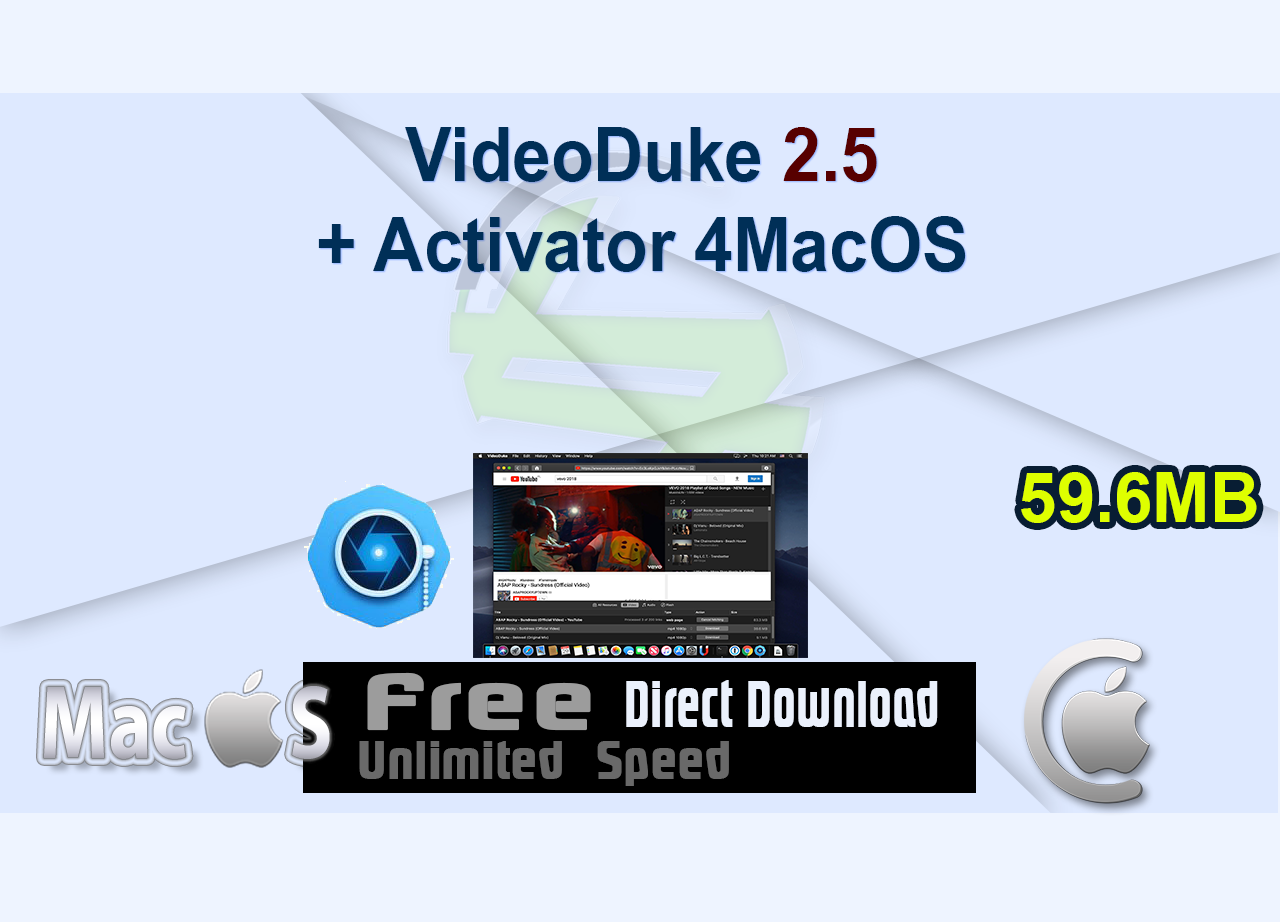 VideoDuke 2.5 + Activator 4MacOS