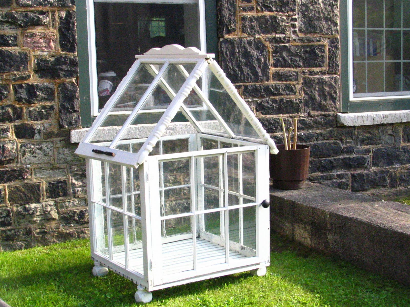 Vintage Window Greenhouse 3