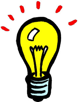 idea light bulb cartoon